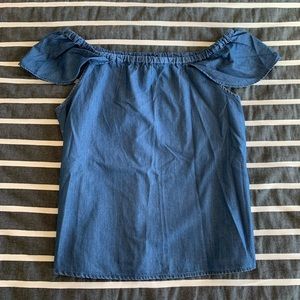 Jcrew Off the Shoulder Top